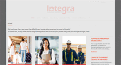 Desktop Screenshot of integraimmigration.com